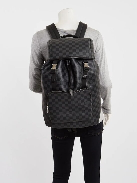 Louis Vuitton Damier Graphite Canvas Zack Backpack Bag main image 5